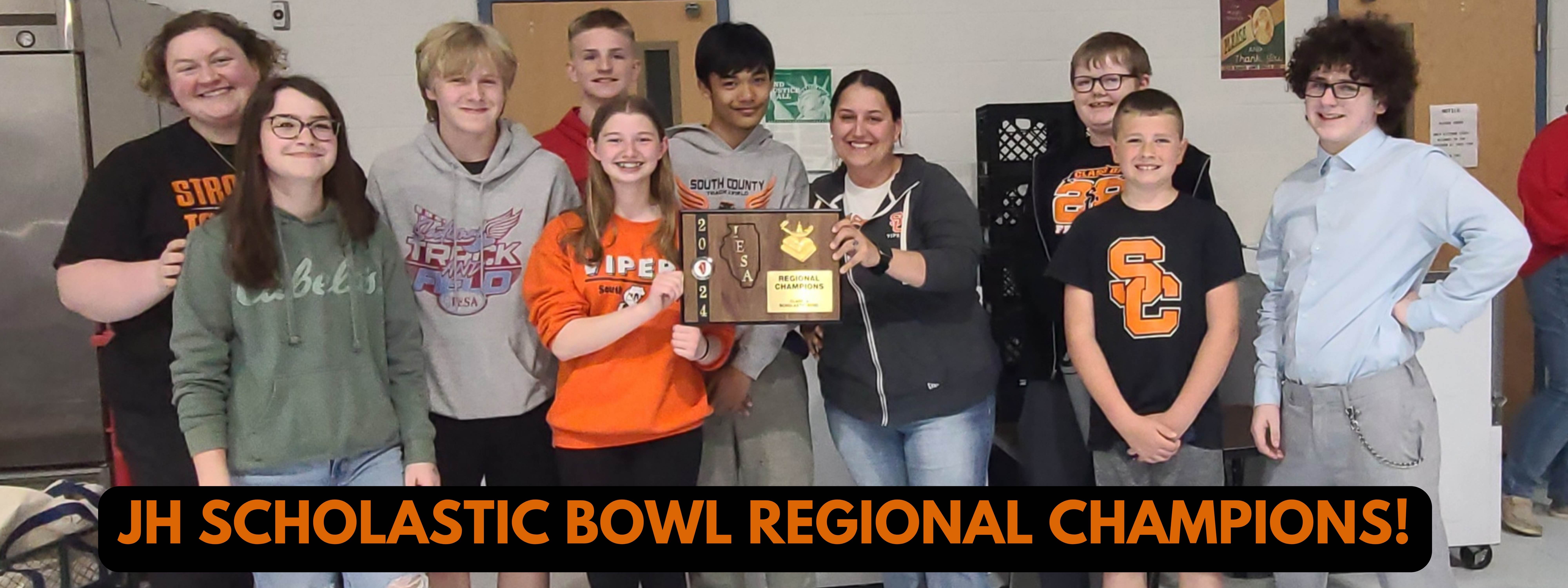 JH Scholastic Bowl REGIONAL CHAMPIONS!