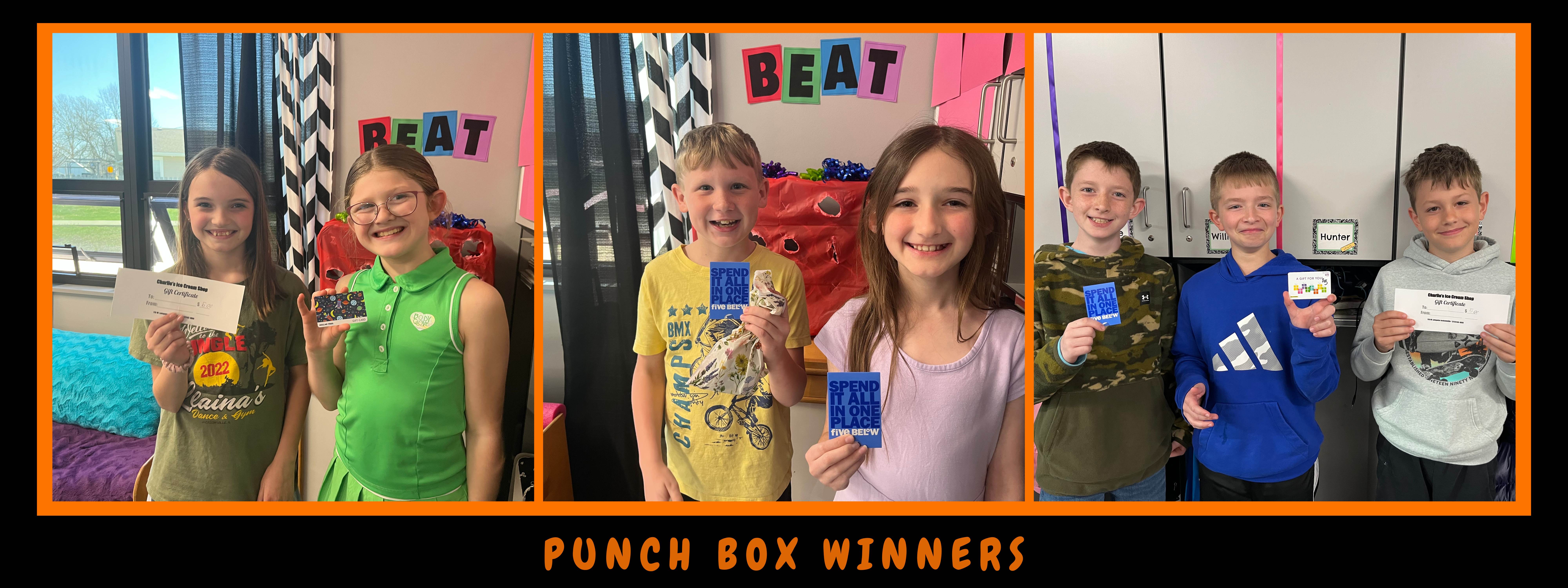 elementary punch box winners