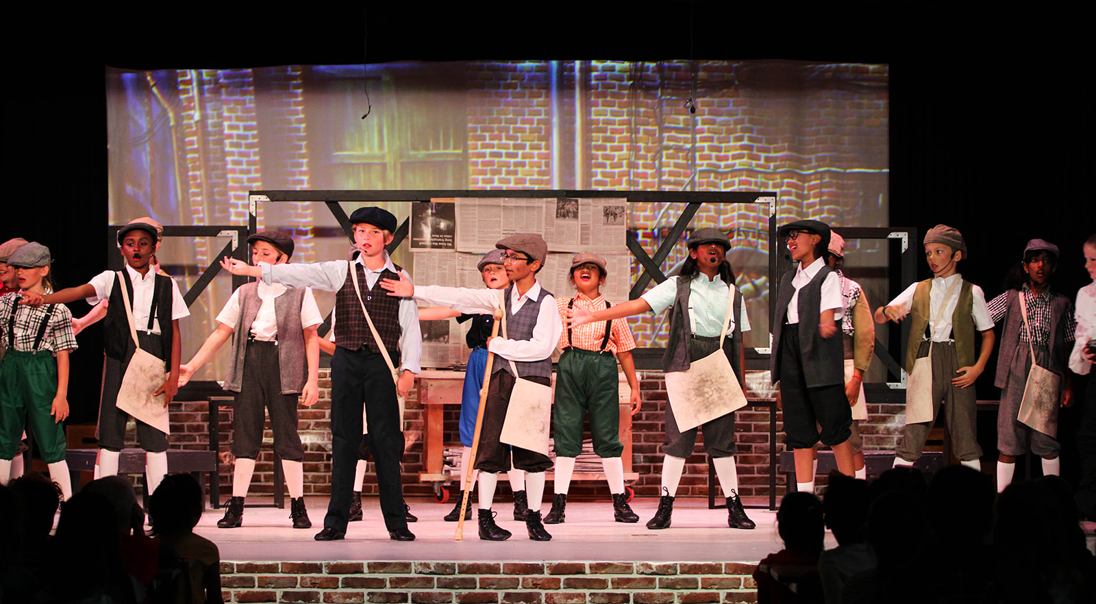 JBE students perform in the annual school play - Newsies