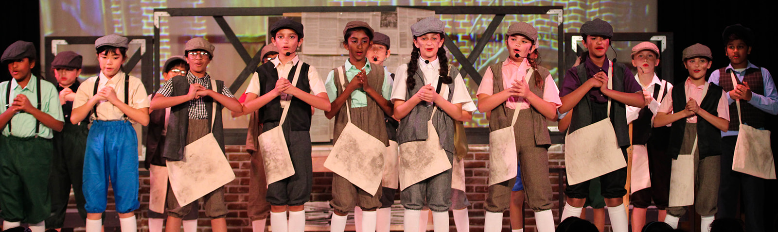 Jacksonville Beach Elementary's annual school play, "Newsies, Jr."