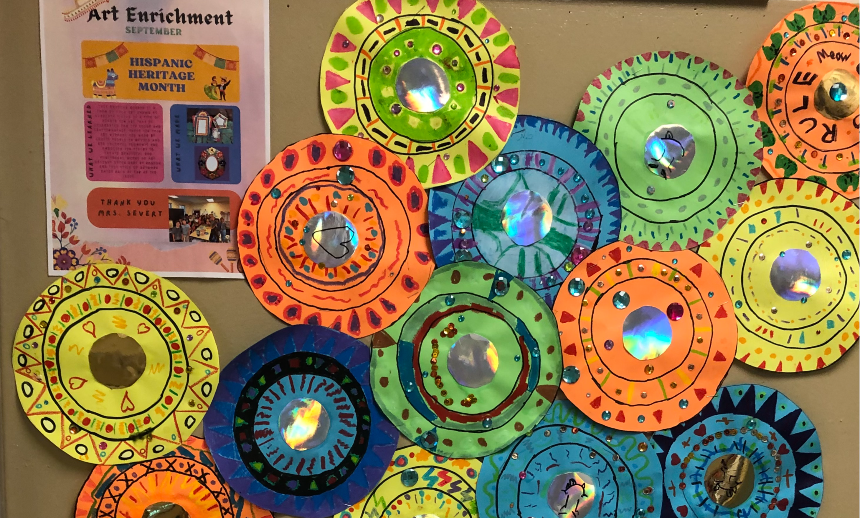 Art Enrichment Projects for Hispanic Heritage Month - Mexican Mirrors