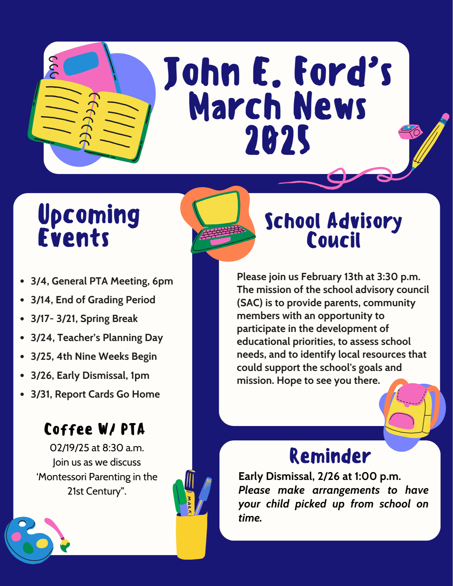 A Picture of the JEF February Newsletter