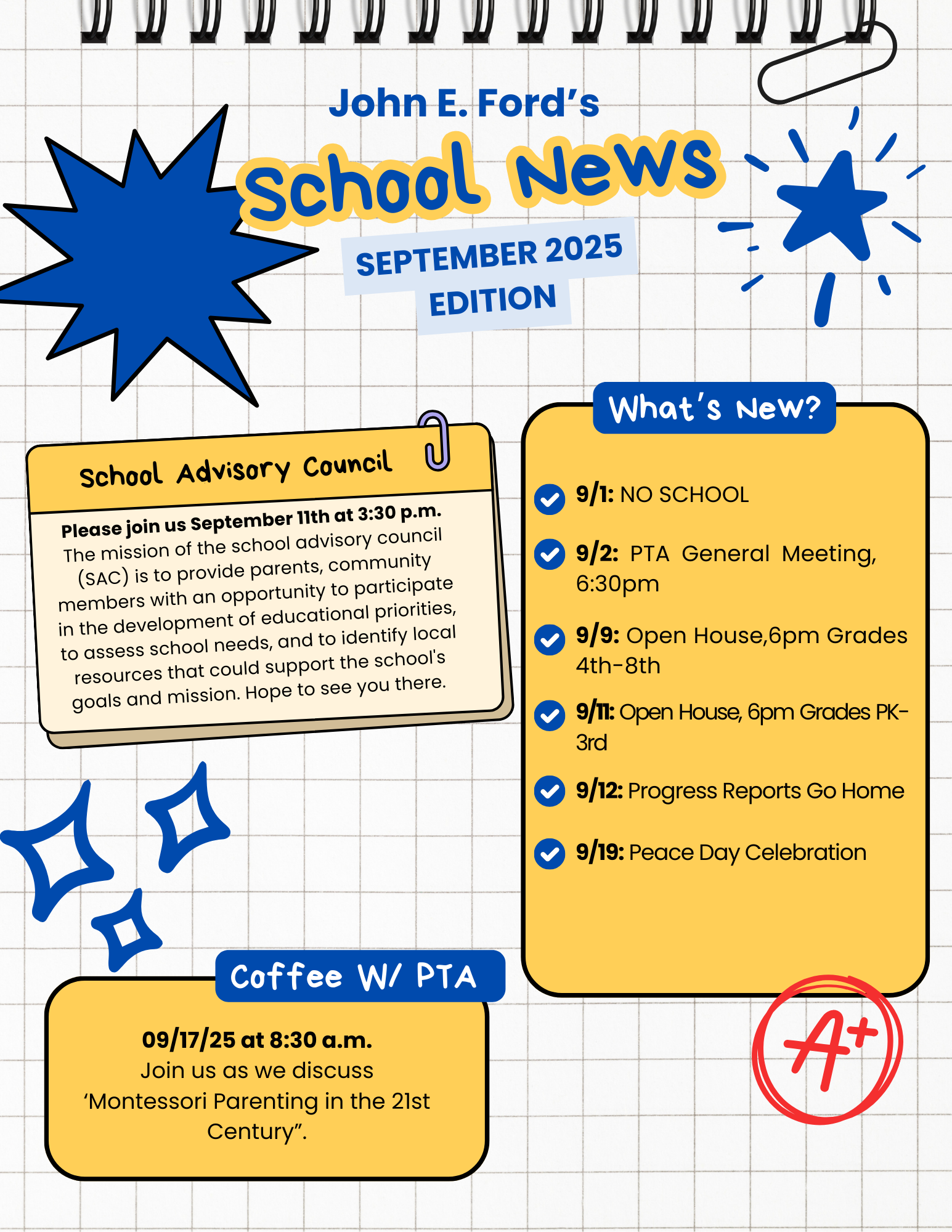 John E. Ford Newsletter -  September 2025