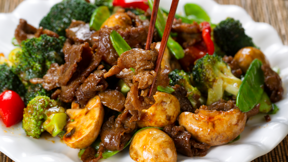 beef and broccoli stir fry with mushrooms 