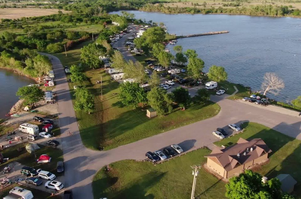 Ariel view of Cheney State Park 