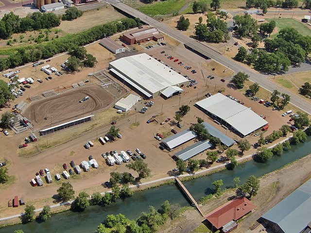 Ariel  view of riverside rv park 