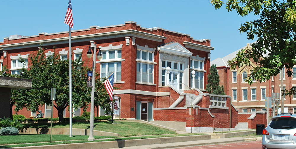 Library storefront 