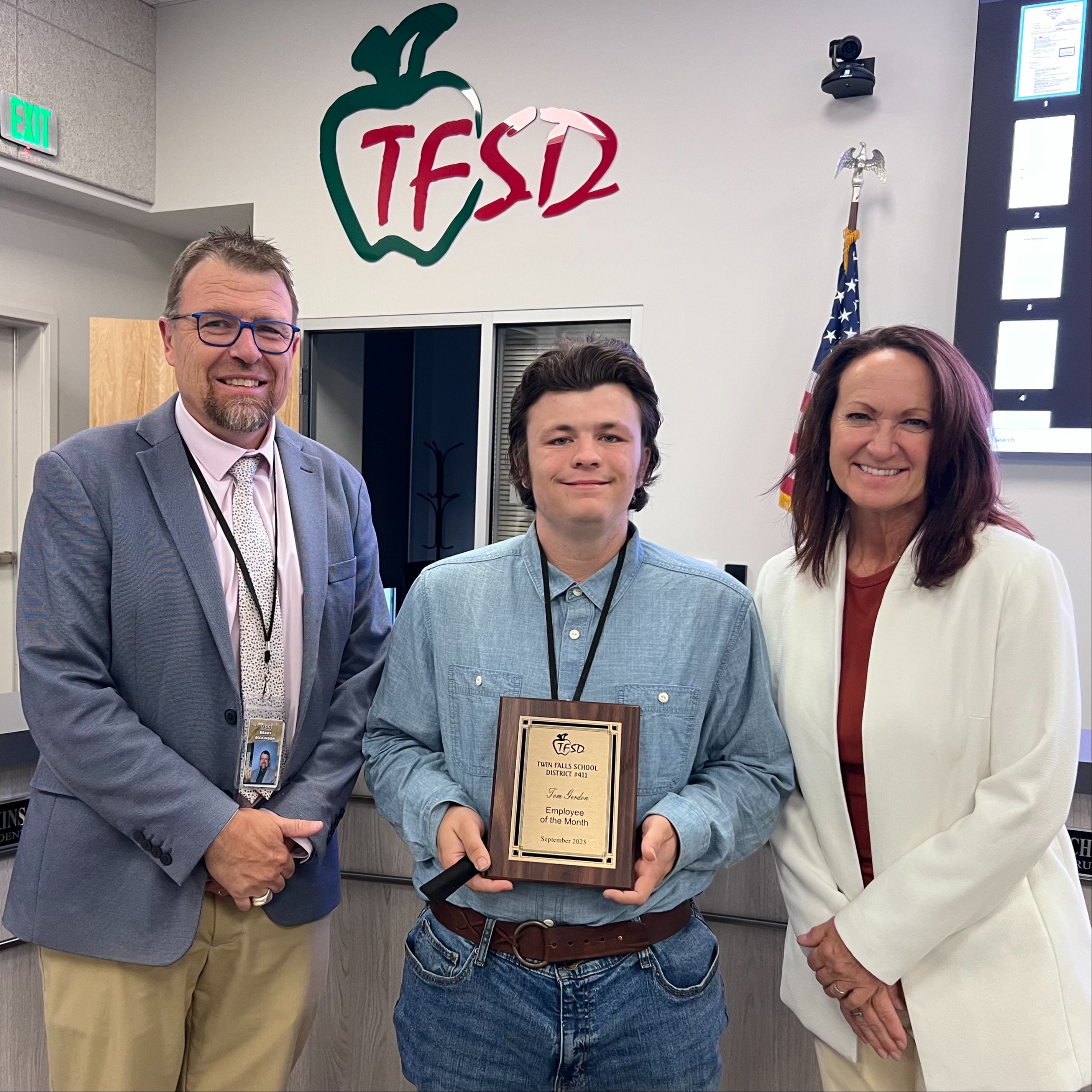 September Employee of the Month Tom Gerdon