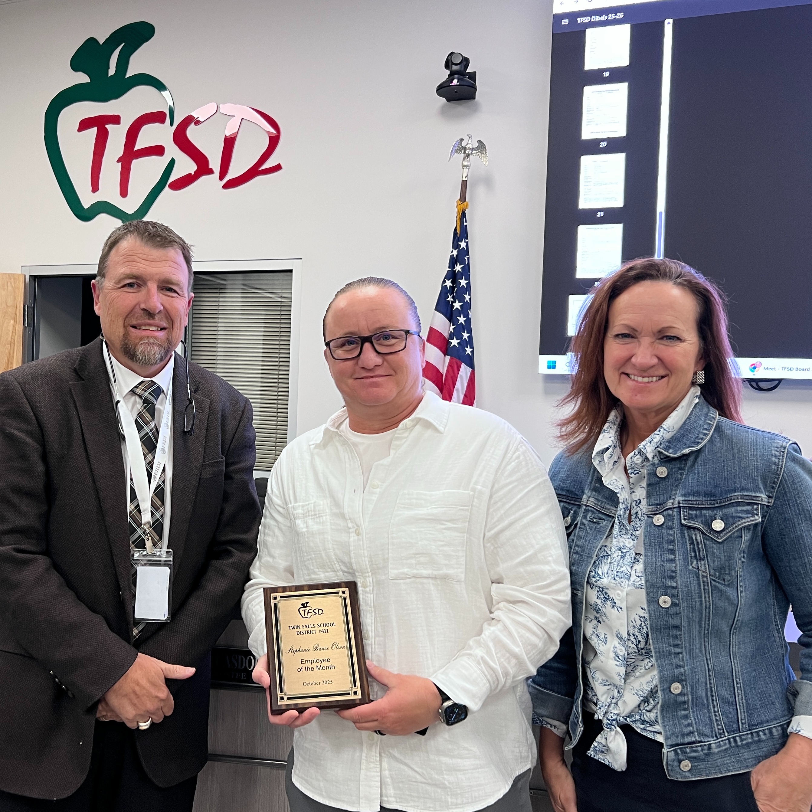 October Employee of the Month Stephanie Banse Olson