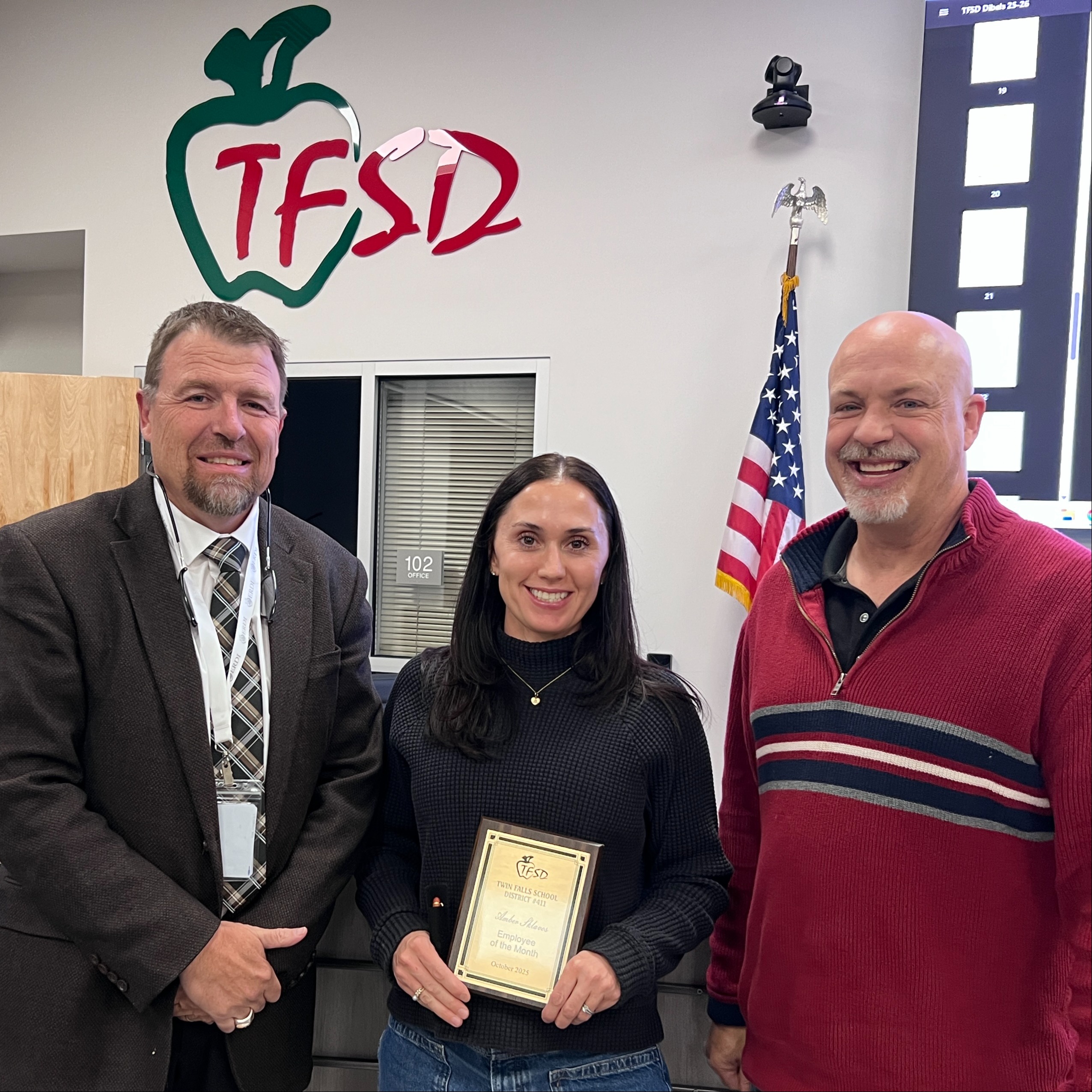 October Employee of the month Amber Sklavos