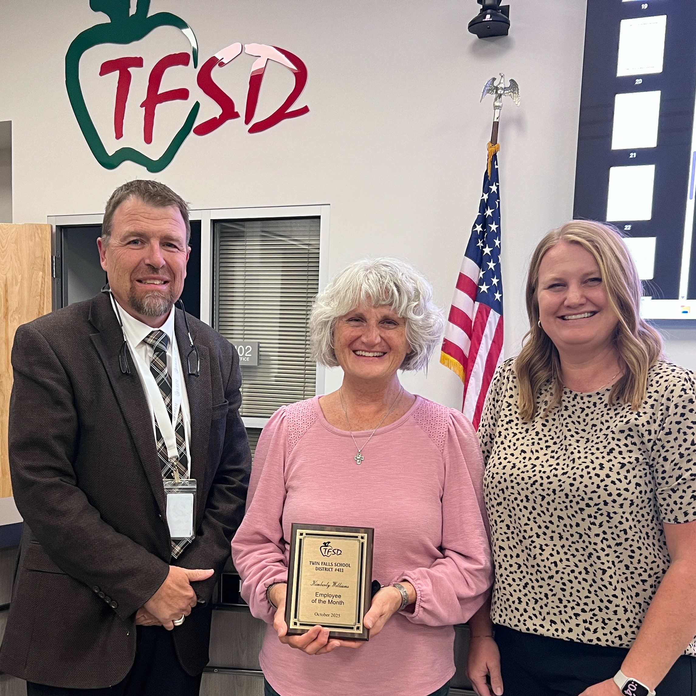 October Employee fo the Month  Kimberly WIlliams.