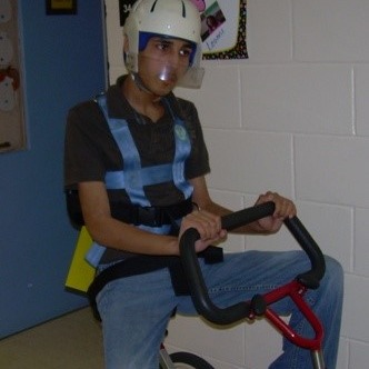 boy in tryciclye