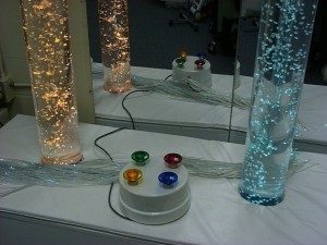 lights with control in the middle