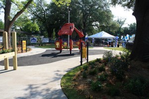 recreation park with playground