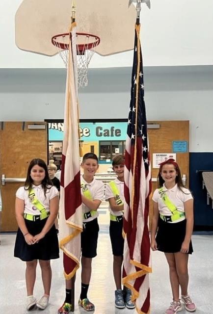 Flag raising