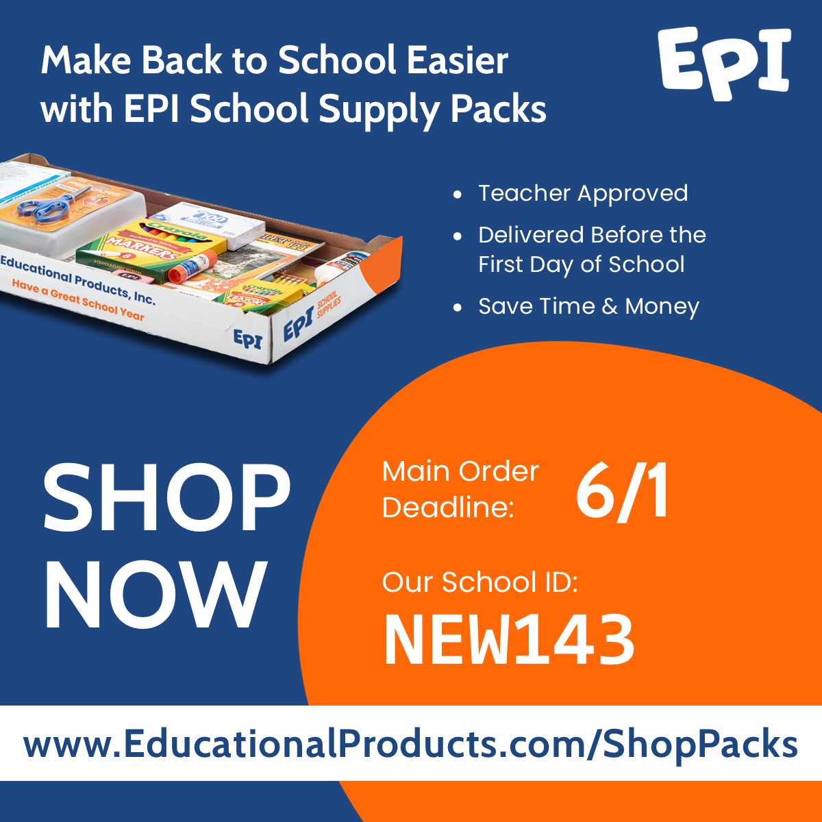 EPI School Supplies info 25-26