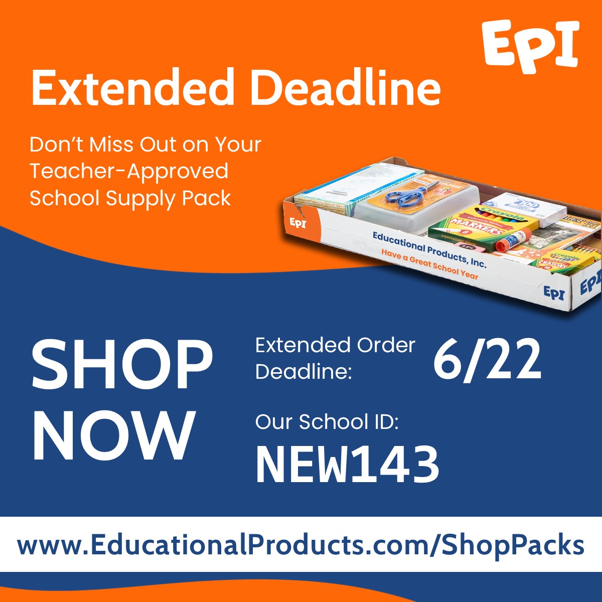 EPI School Supplies info 25-26 LATE