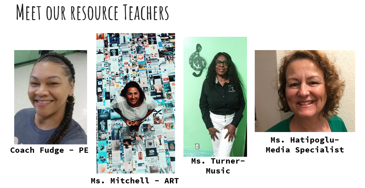 coach fudge, ms mitchell-art teacher, ms turner-music teacher & ms hatipoglu-media specialist