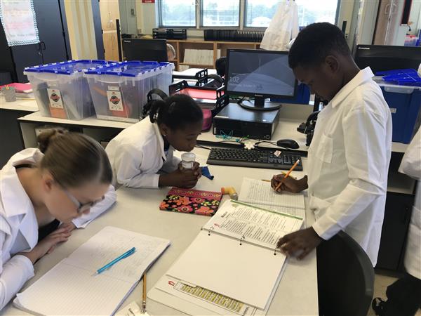 Students at the STEM Lab