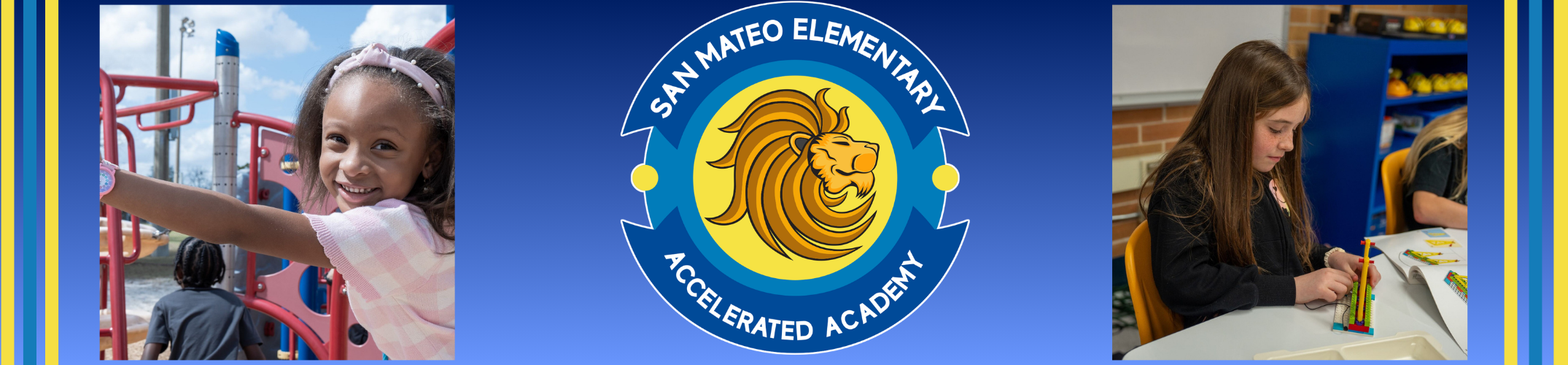 blue graphic banner