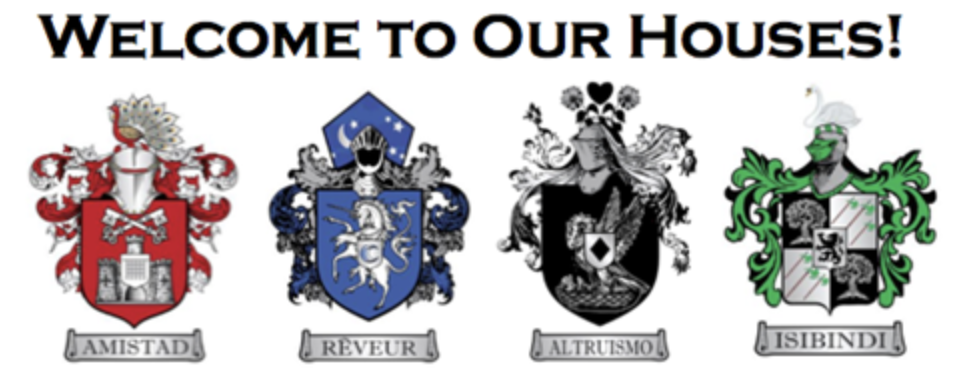 welcome to our houses banner