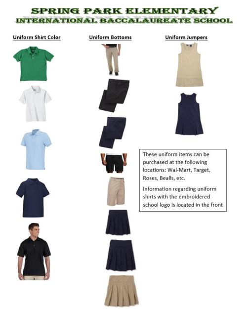 school uniforms flyer