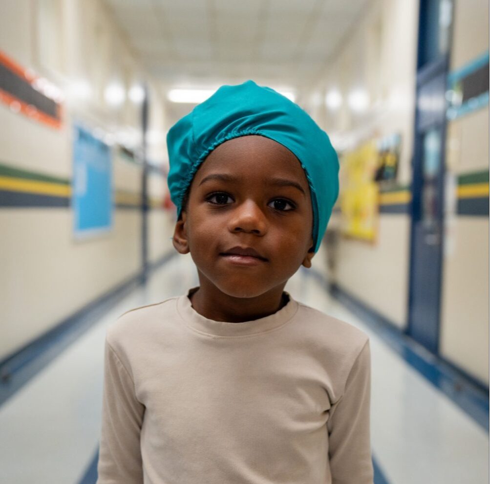 Student looking into the camera