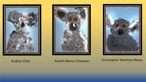 Audrey Cleto, Yoseth Meraz-Cifuentes and Cristopher Martinez Reyes art worka