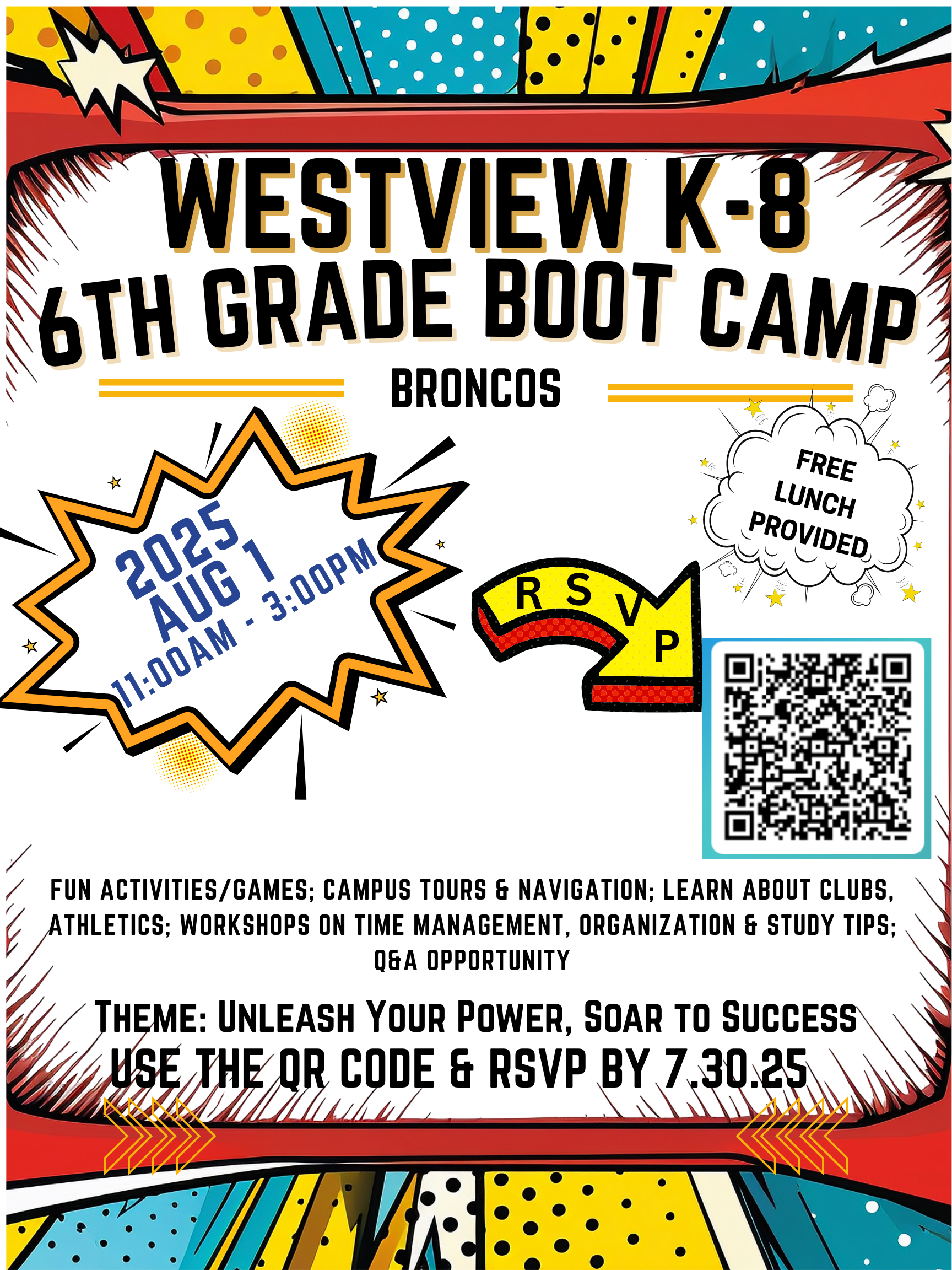 6th grade Boot Camp
