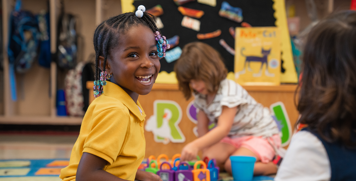 kids playing in class