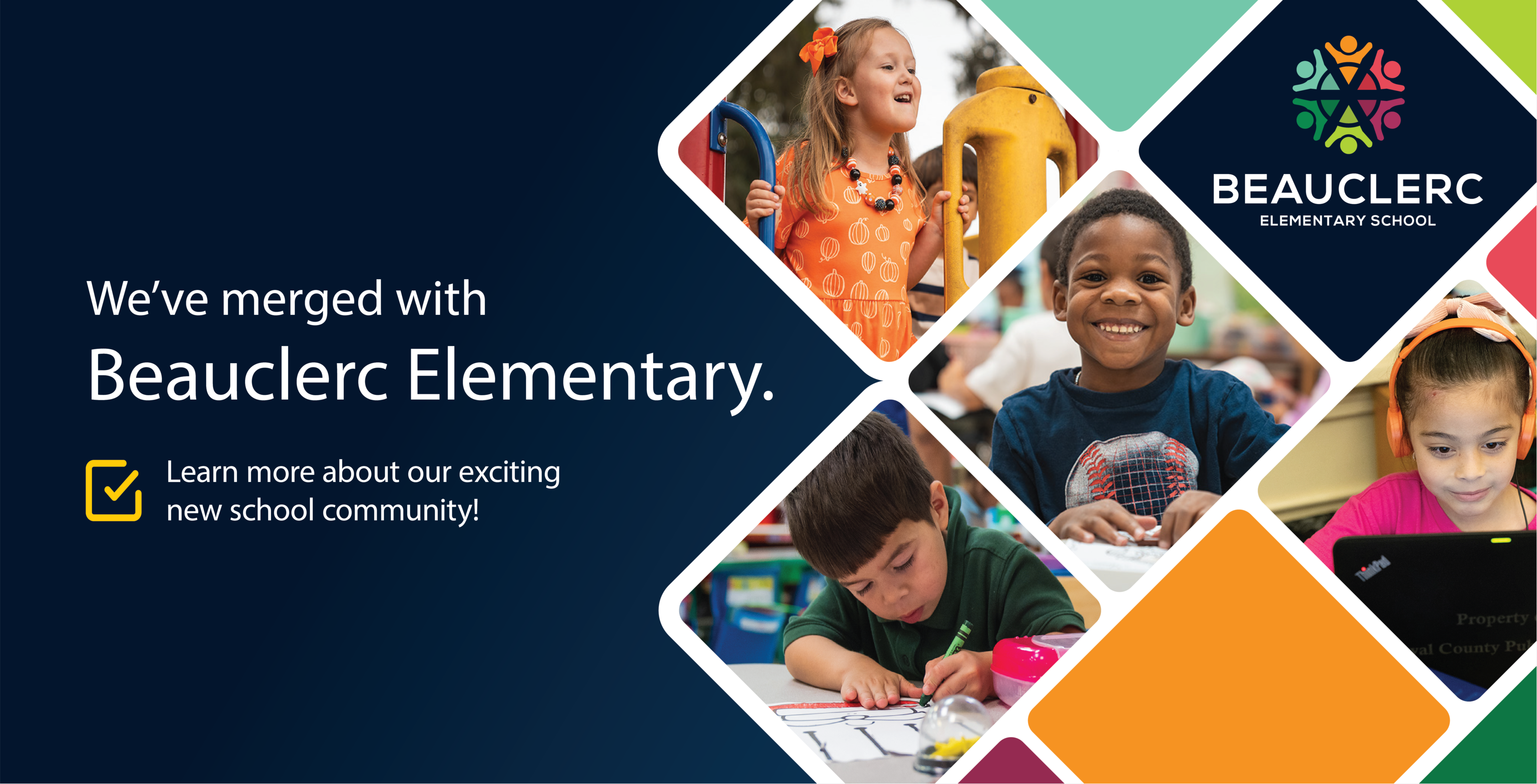 We've merged with Beauclerc Elementary. Learn more about our exciting new school community!