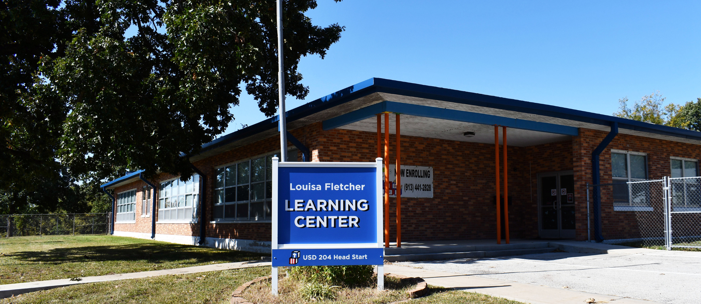 front of USD 204 head start building