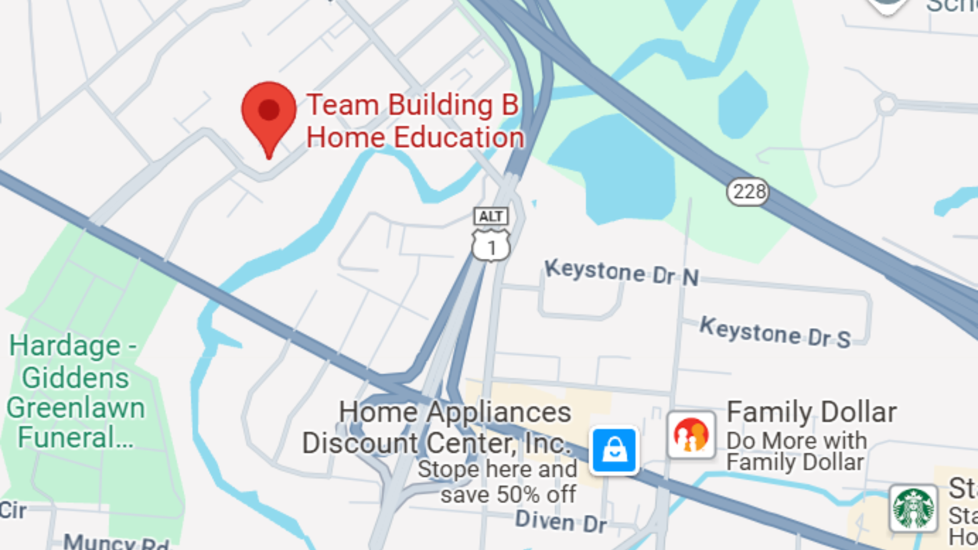 Map of Teams Center B Live Campus