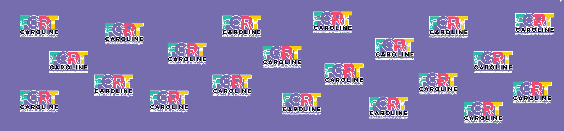 A purple background displays a pattern of colorful boxes with a piano-like structure and text.