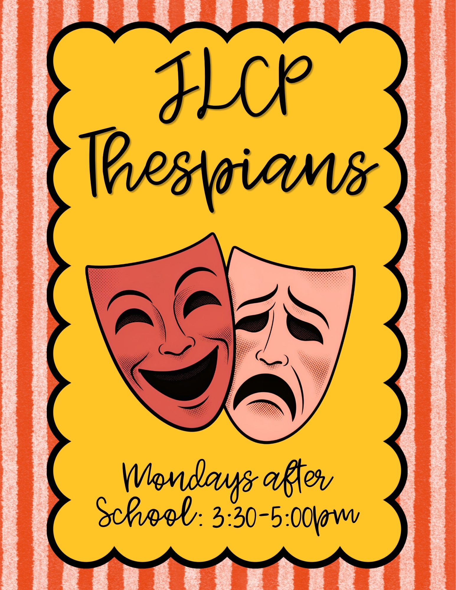 Thespian Club Flyer