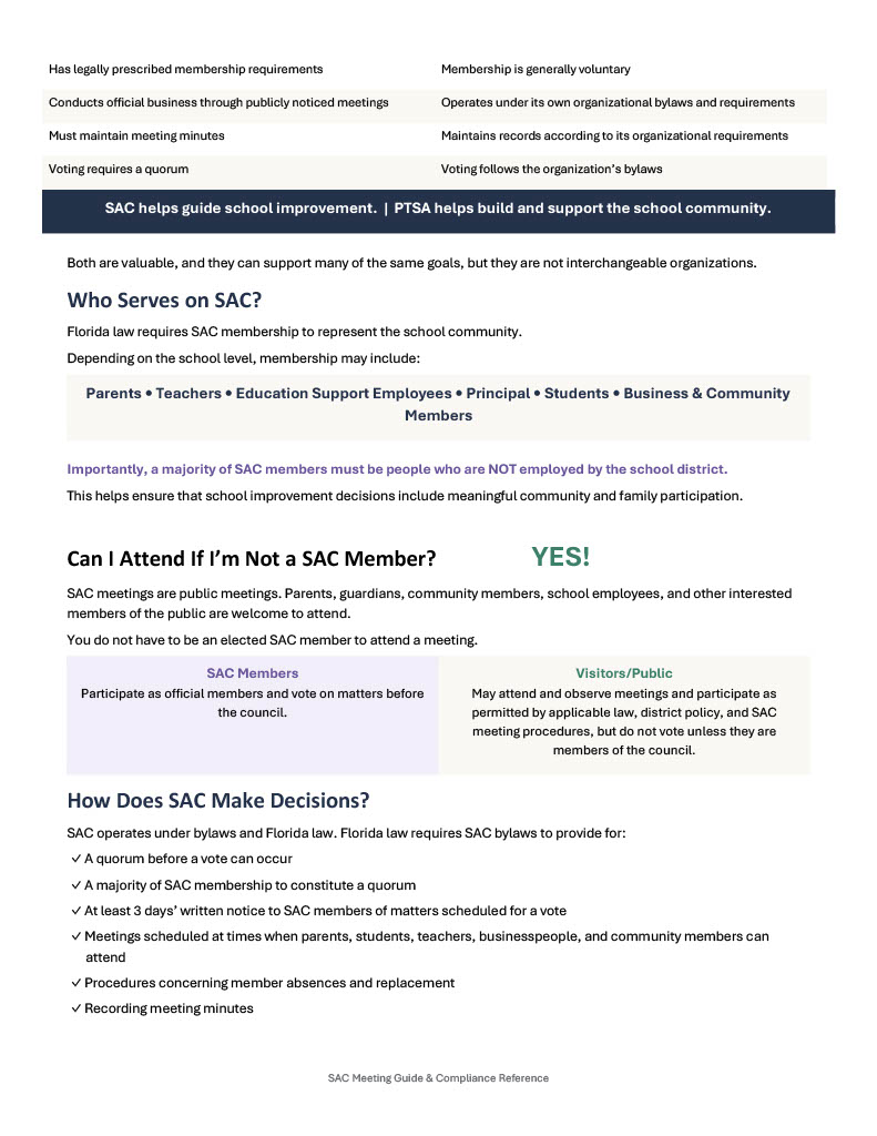 SAC Compliance Page 2