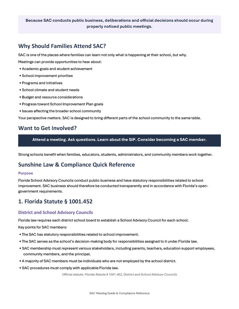 SAC Compliance Page 3