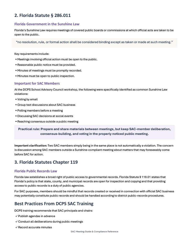 SAC Compliance Page 4