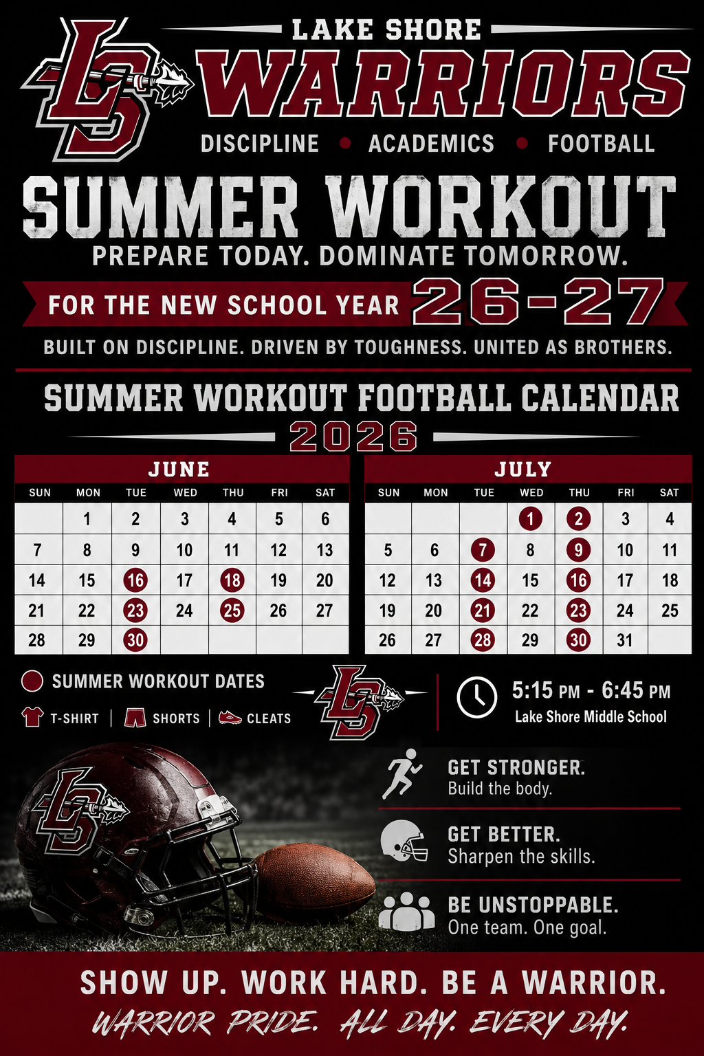 Football workout