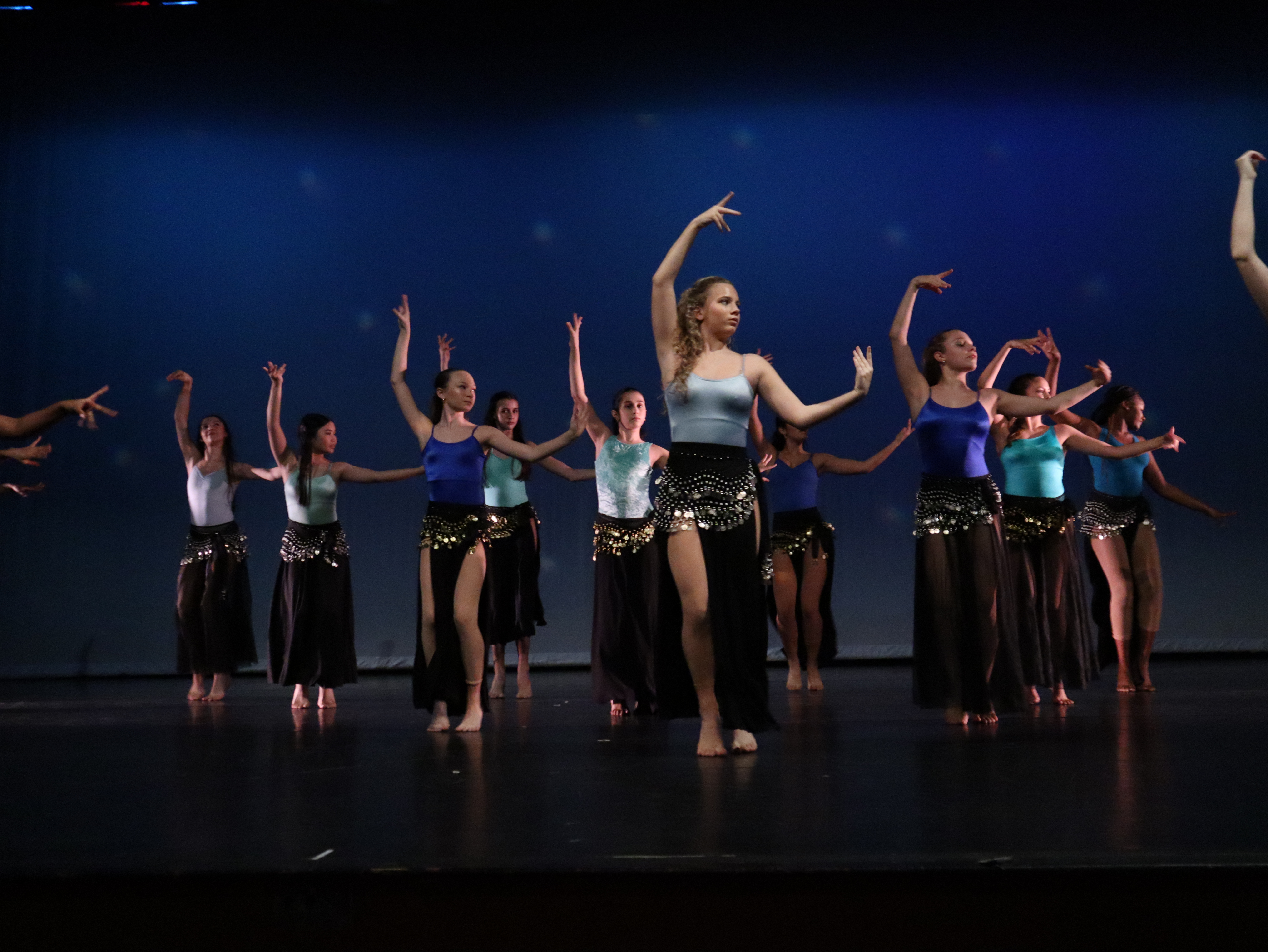 Dancers on stage