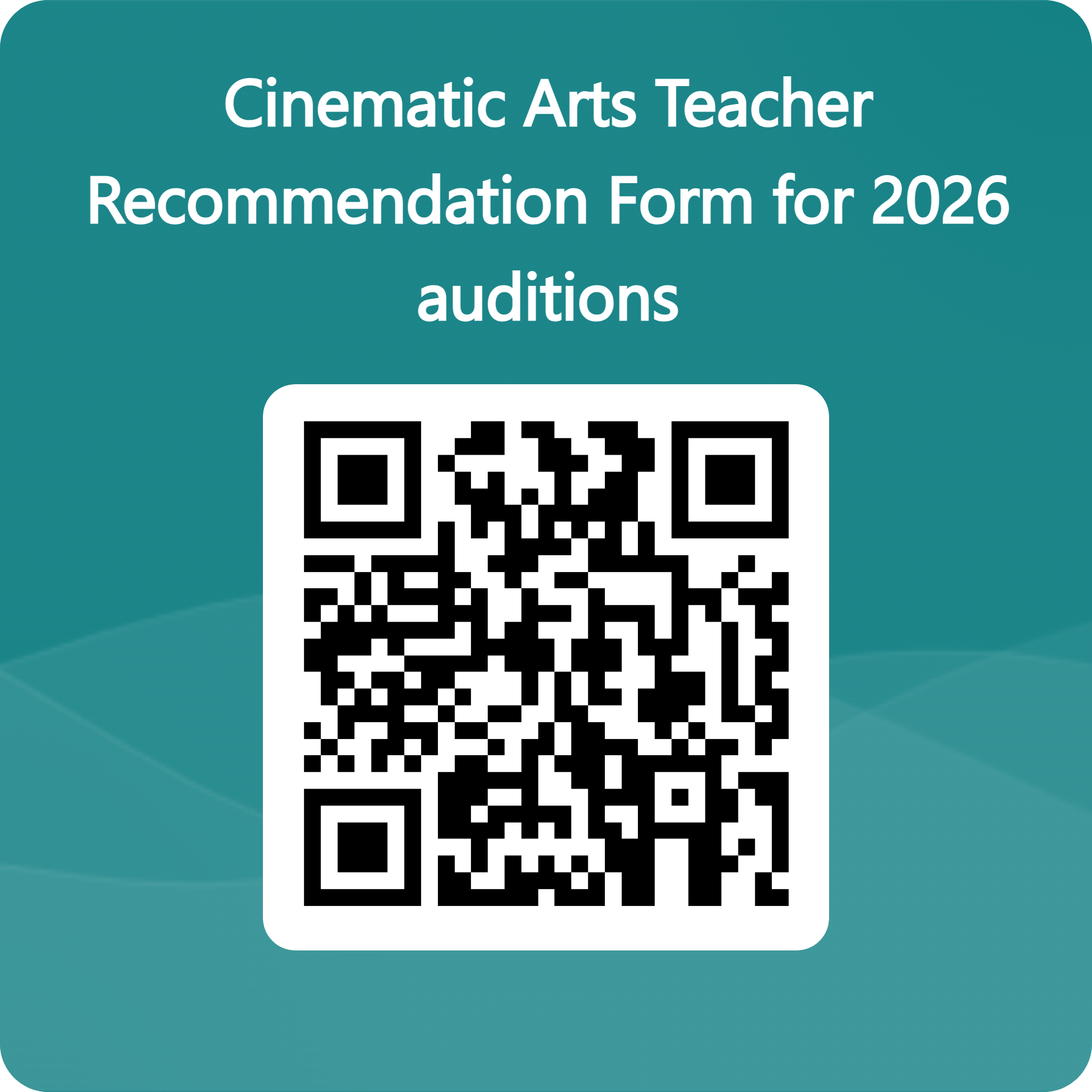 Cinematic Arts QR Code