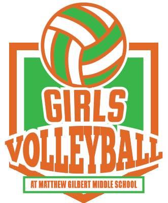 girls volleyball logo