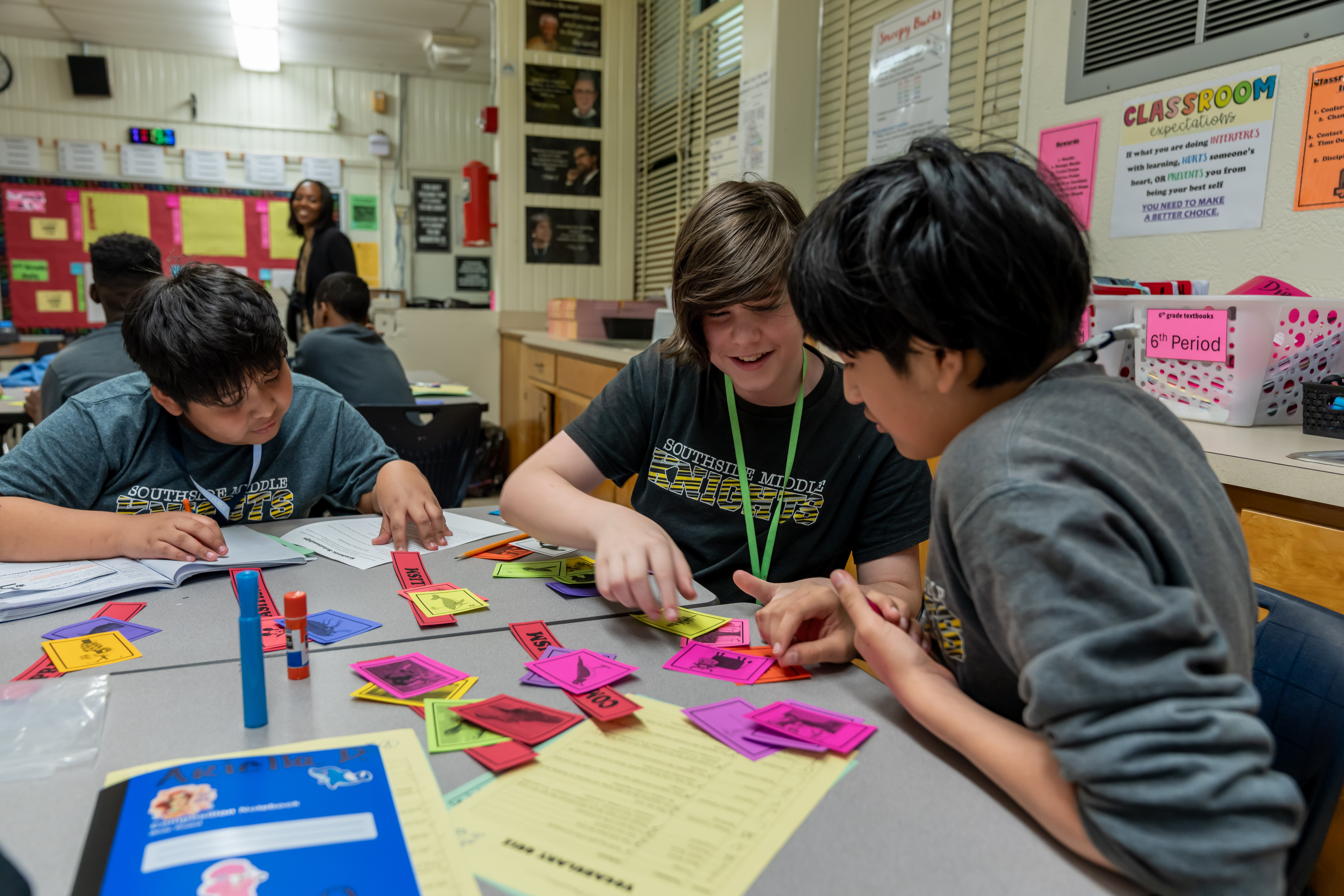 Students complete Science activity