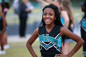 cheerleading smiling