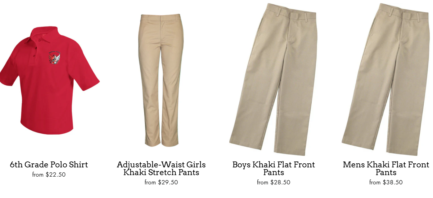 6th grade uniform