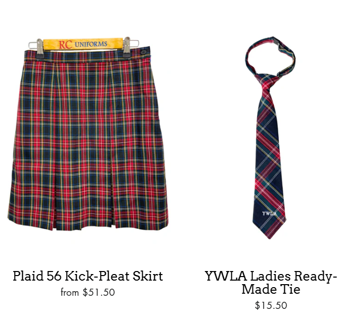 Uniform skirt