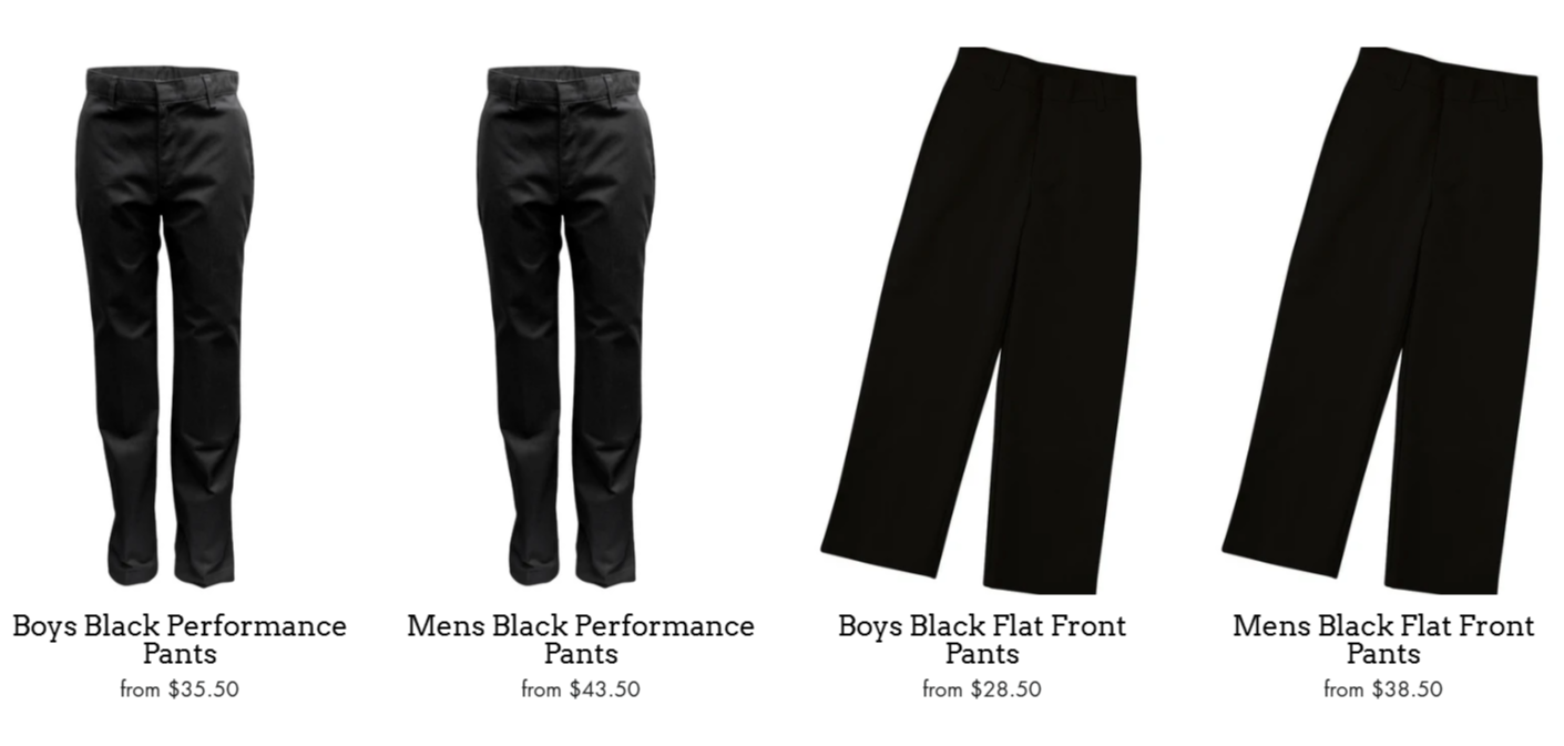 Uniform pants