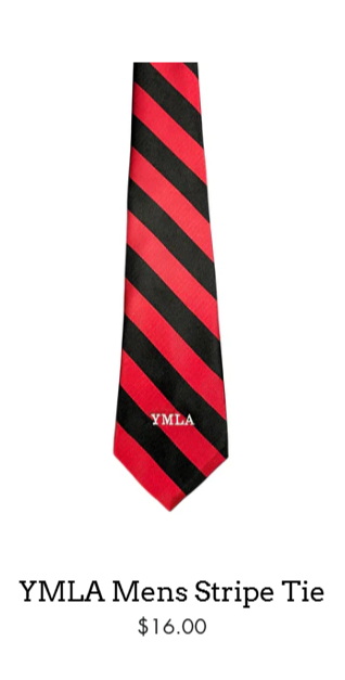 YMLA stripe tie