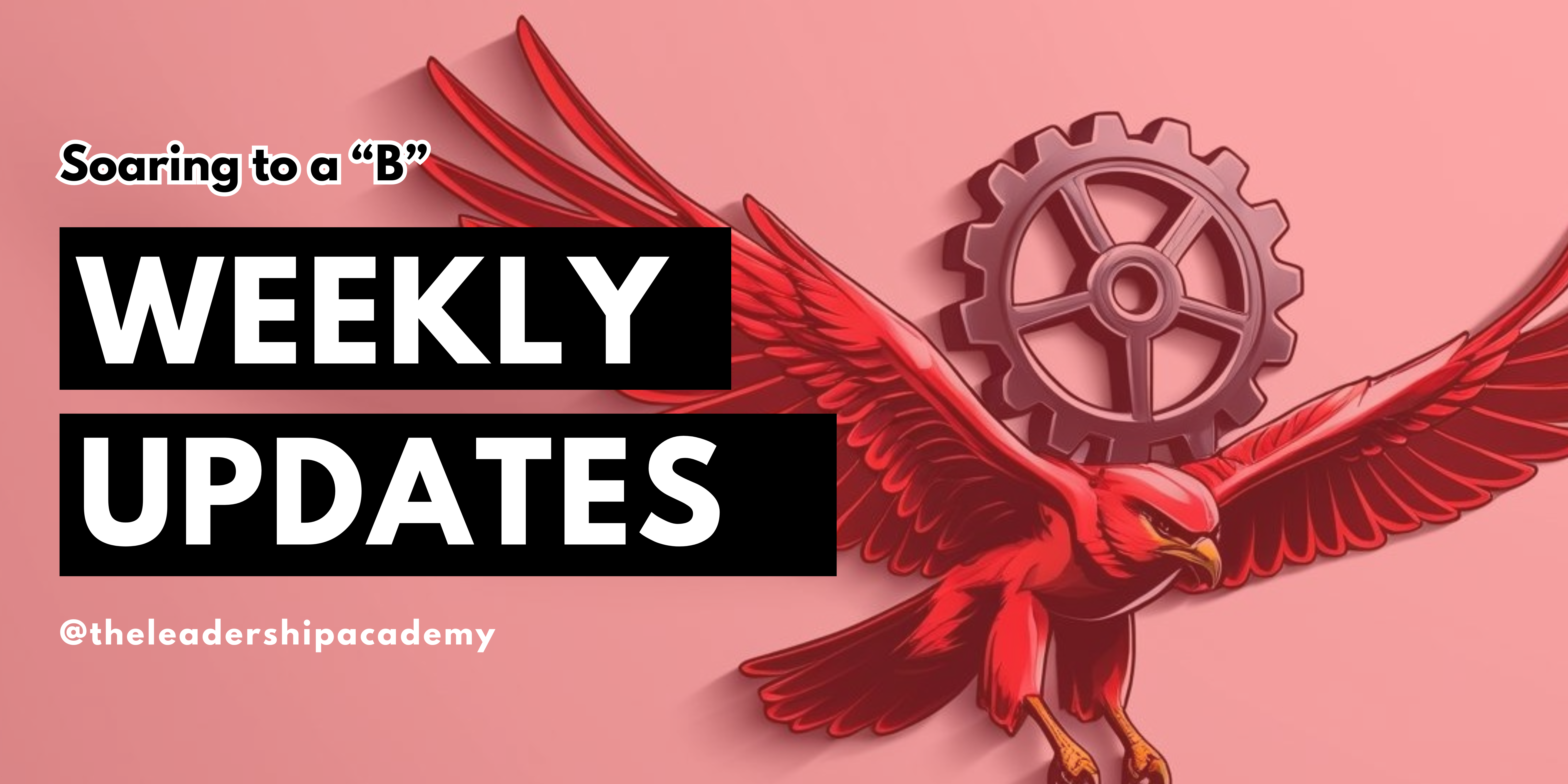 Falcon Graphic with "Weekly Updates" text