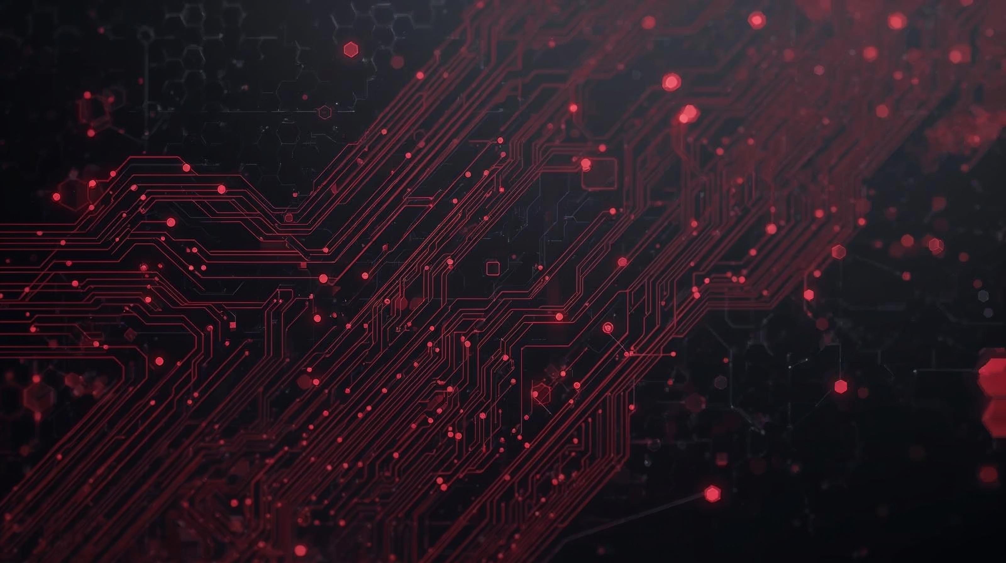 Red, White, and Black Digital Graphic Banner